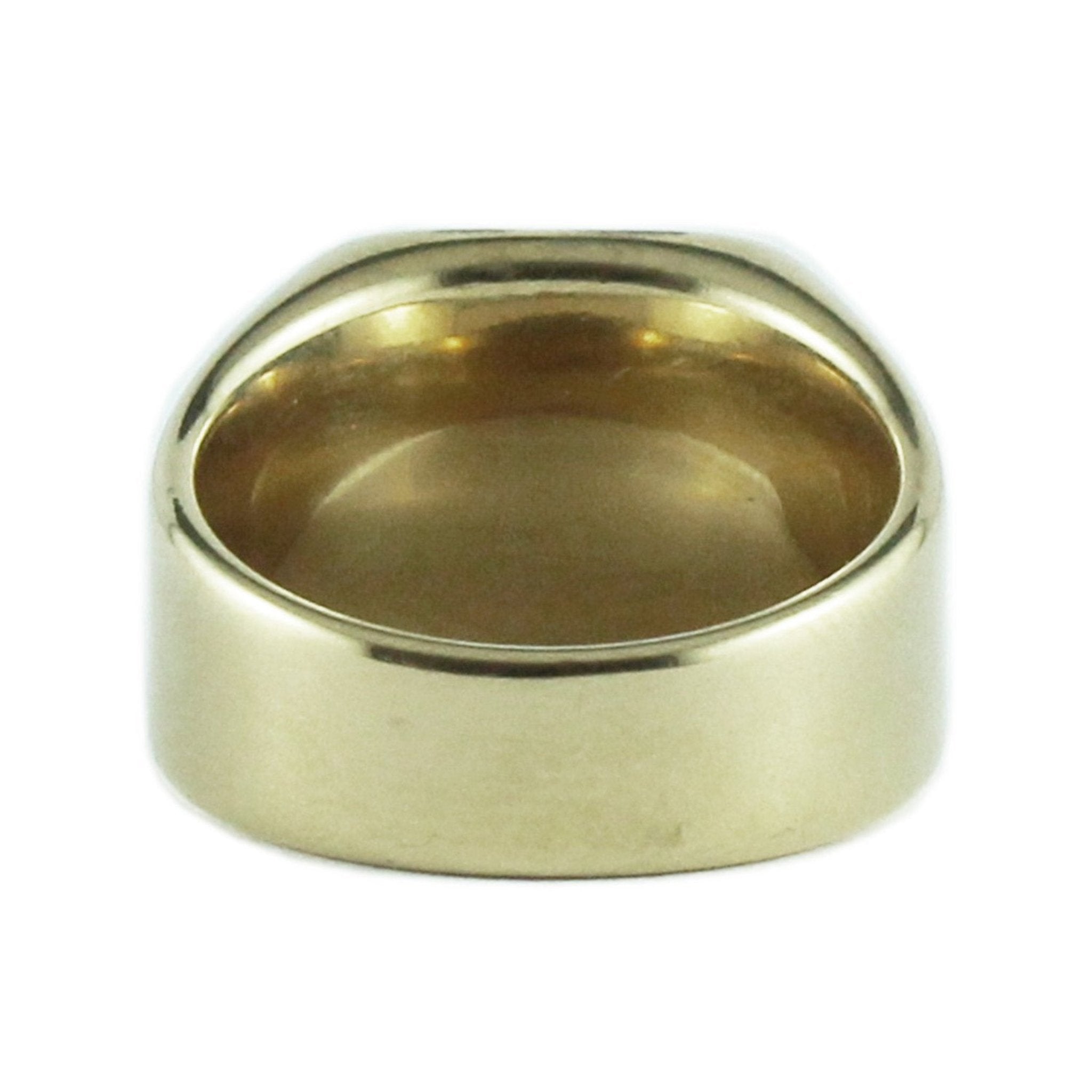 back view custom engraved gold ring 