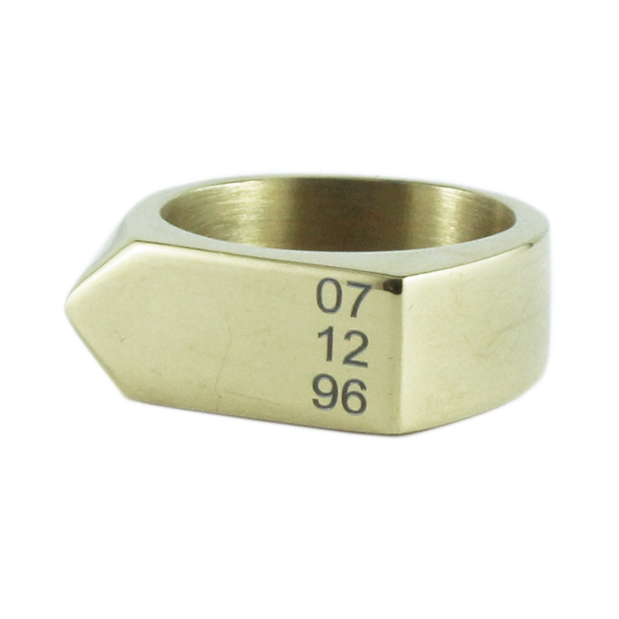 best mens gold ring gold engraved