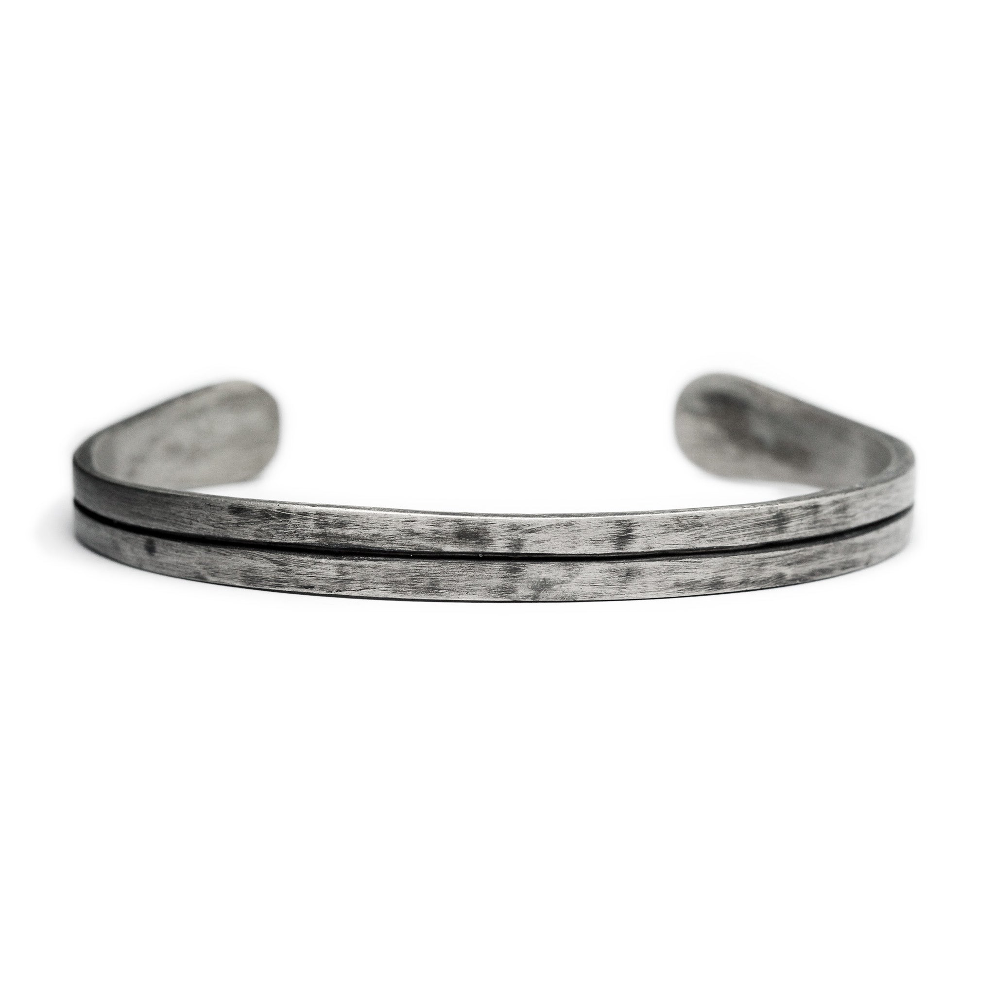 best mens rustic silver cuff