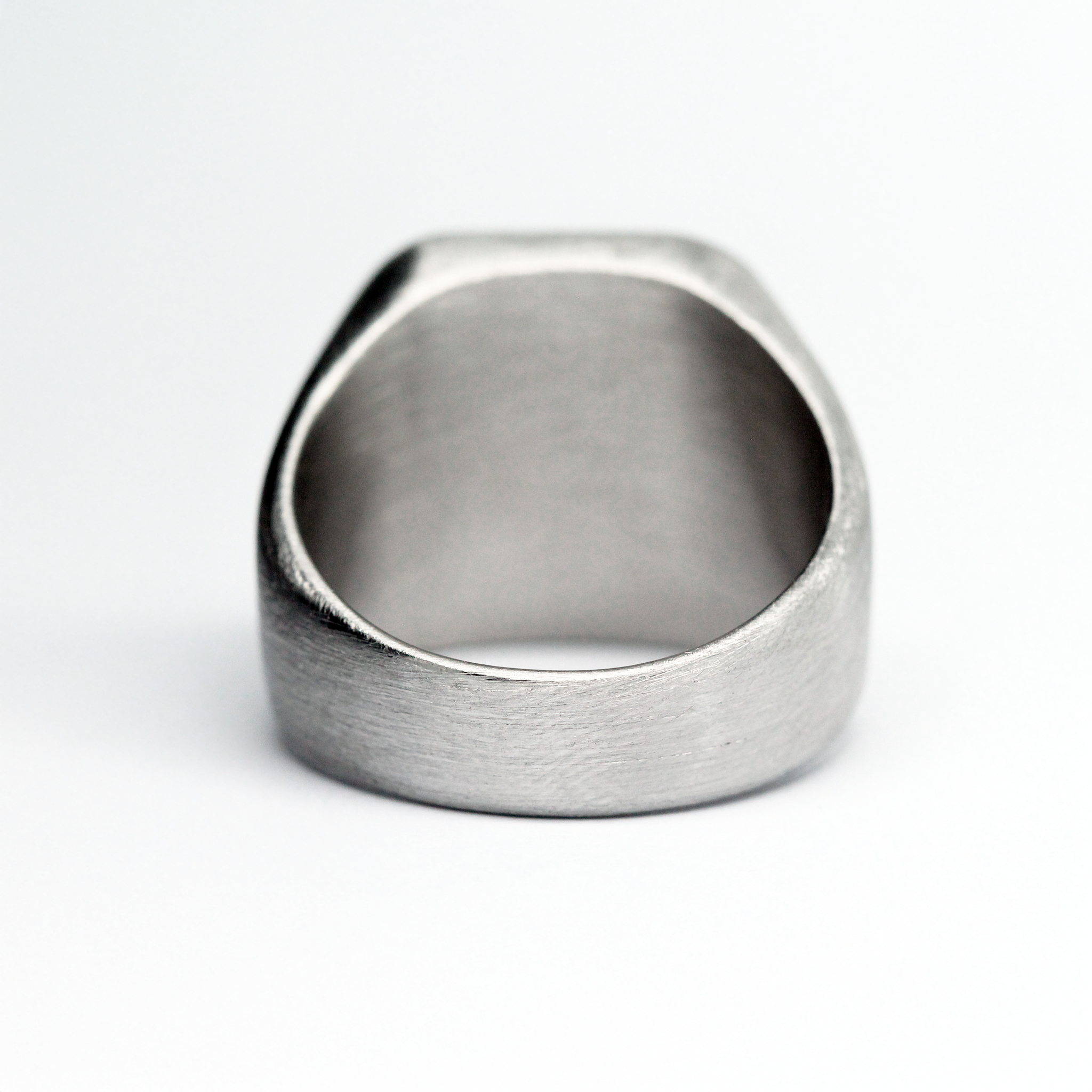 engraved silver ring gift