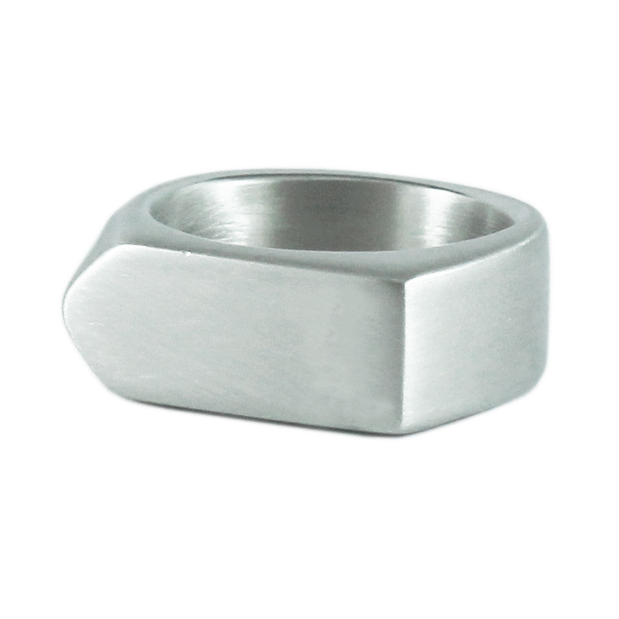 mens silver wedding band